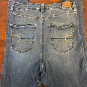 American Eagle Outfitters Light Blue Straight Leg Jeans
